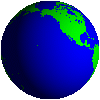 Moving Graphic: Spinning Globe